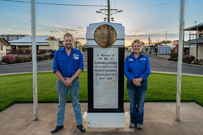Cloncurry RSL Sub Branch Kane Burgess Liz Robertson