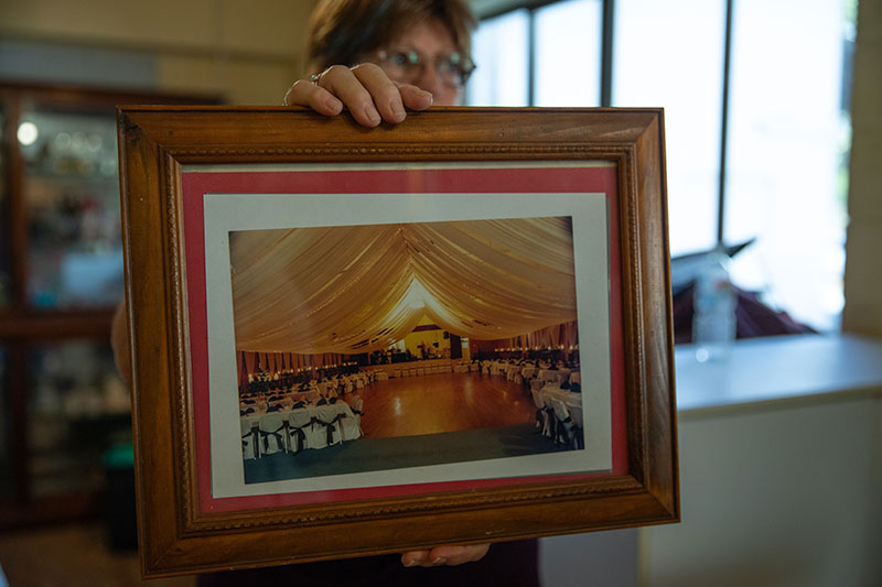 The hall was a popular venue for weddings and parties before it fell into disrepair