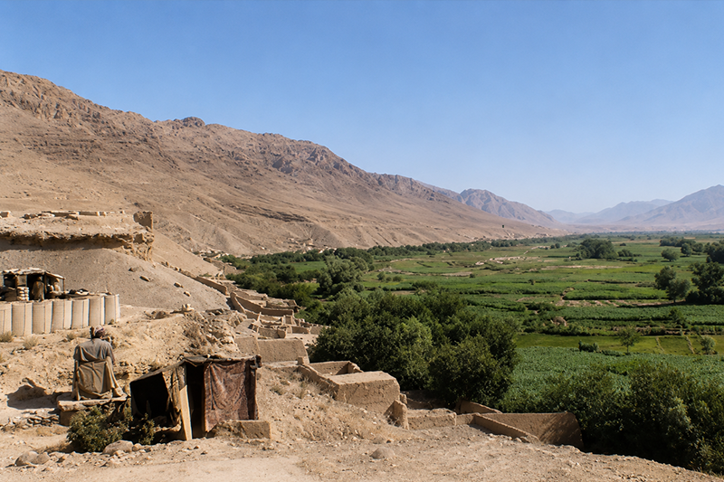 Photo taken near Forward Operating Base (FOB) Hadrian, the day before Rob was struck by an IED