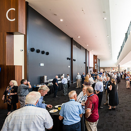 RSL Queensland AGM meeting breaktime in hallway