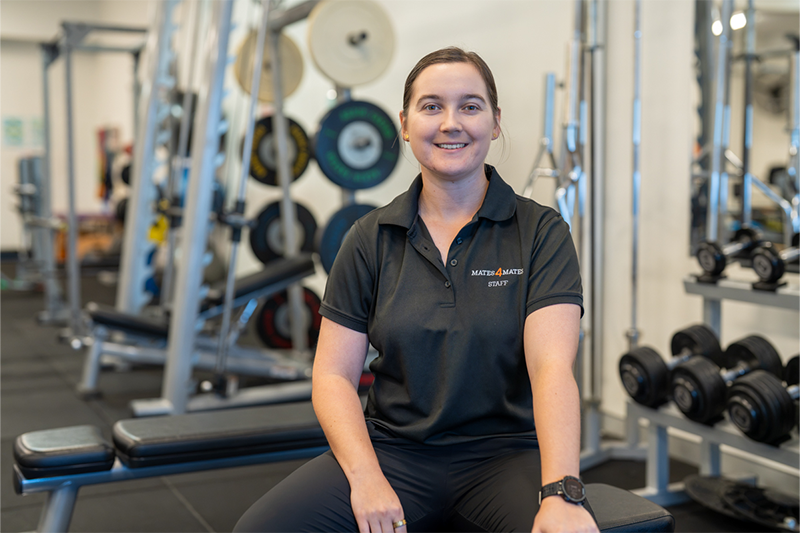Accredited Exercise Physiologist at Townsville Veteran & Family Wellbeing Centre, Cathy Rowe.