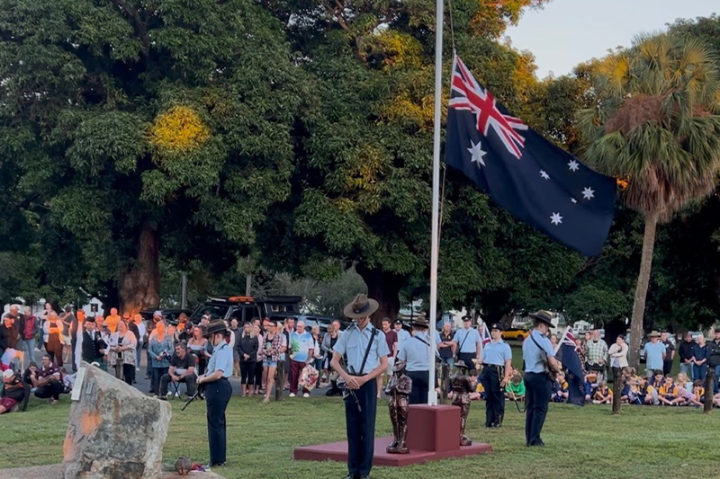 A local resident described ANZAC Day in 2025 as “The most amazing service I’ve ever seen here in 50 years.