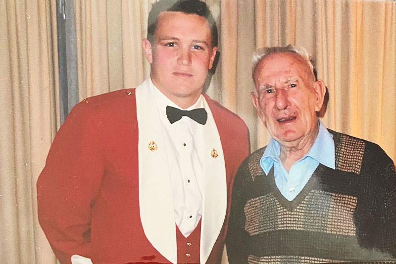 Major Trent Beilken and Robert Bruce Rolls
