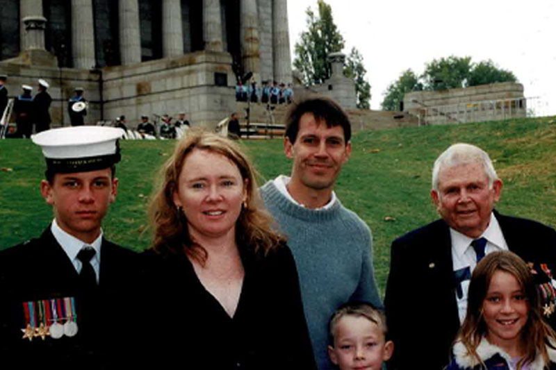 Annette Love with her family