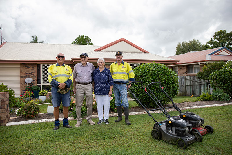 Bundaberg RSL Sub Branch mowing group