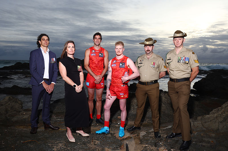 RSL Queensland Gold Coast Suns 2025 ANZAC Day