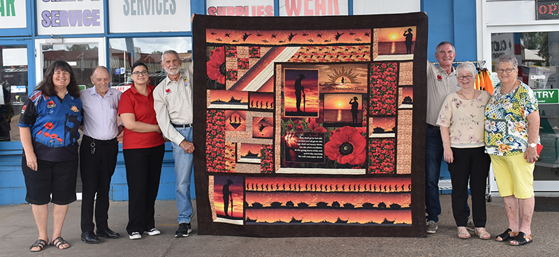 Emerald RSL Sub Branch's 'Quilt of Remembrance' raised much-needed funds for veteran welfare