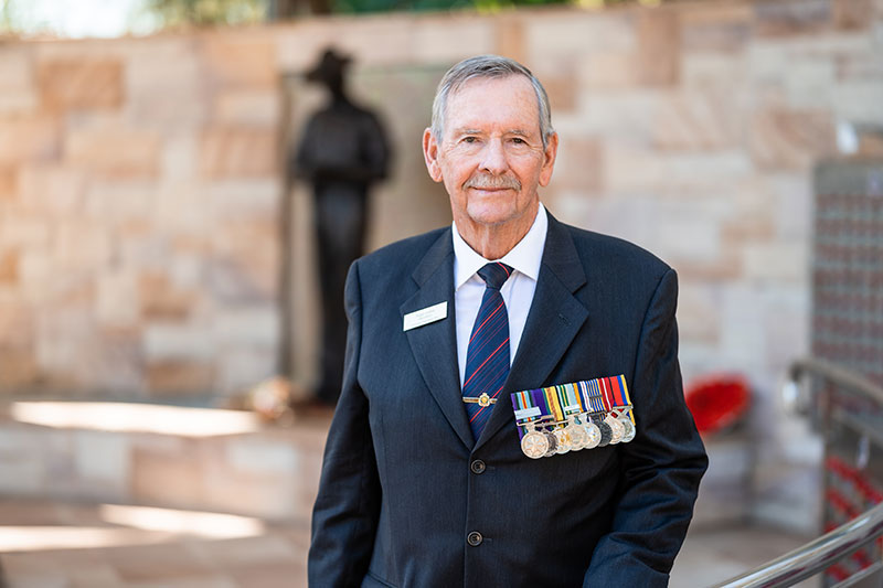 Vietnam veteran Roger Collins RSL Currumbin Palm Beach Sub Branch