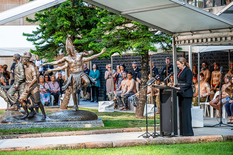 Indigenous Memorial unveiling