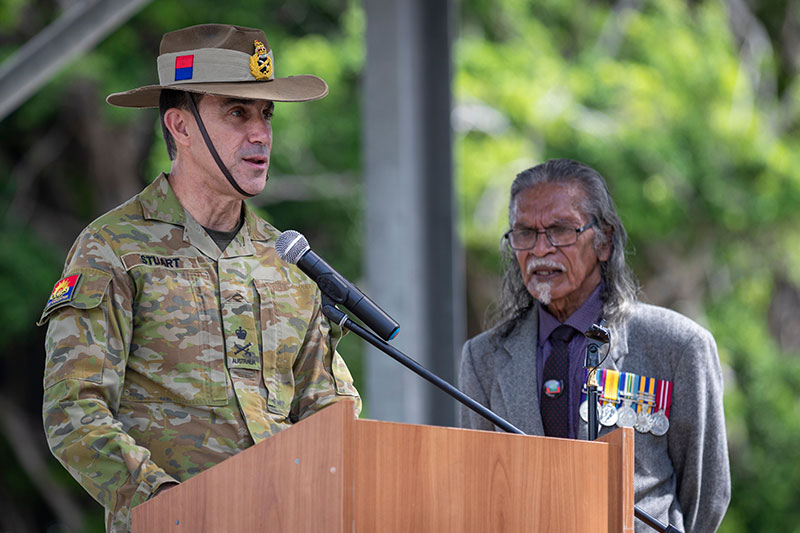 Marsat Ketchell and Chief of Army