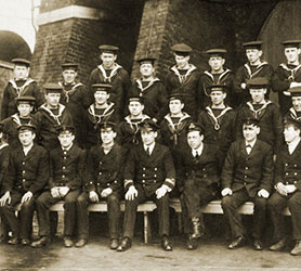 Black and White image of  Royal Australian Navy personnel