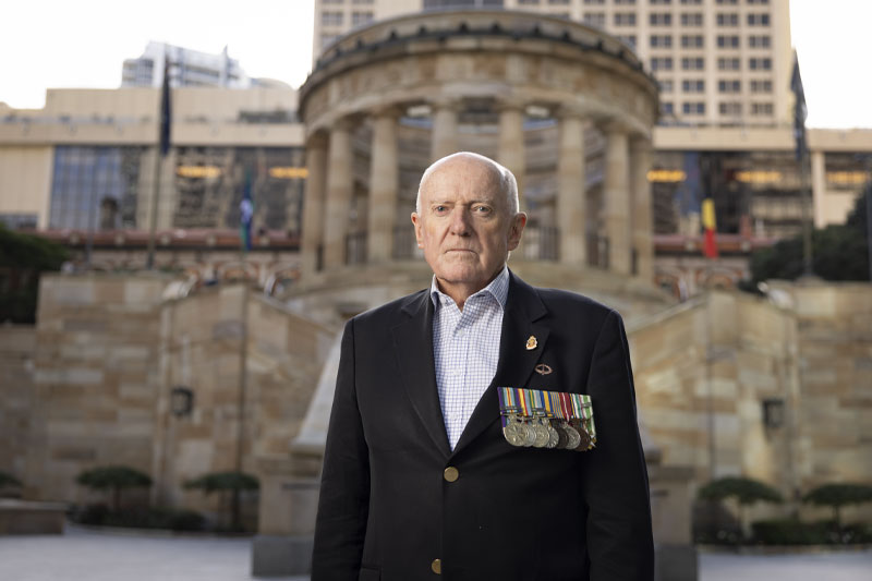 Kel Ryan at Anzac Square