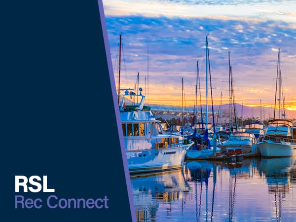 Boats at a marina, Mooloolaba. RSL Queensland Rec Connect