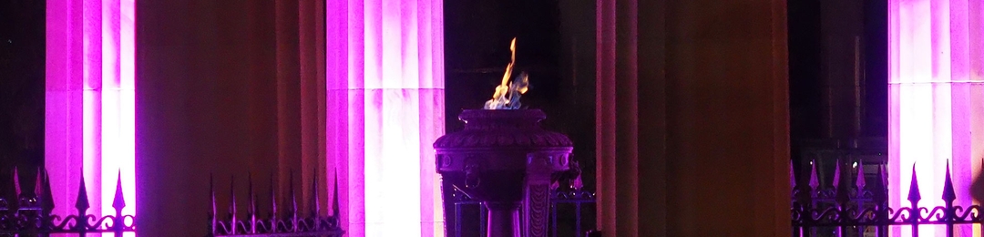 Eternal Flame in ANZAC Square, Brisbane Qld.