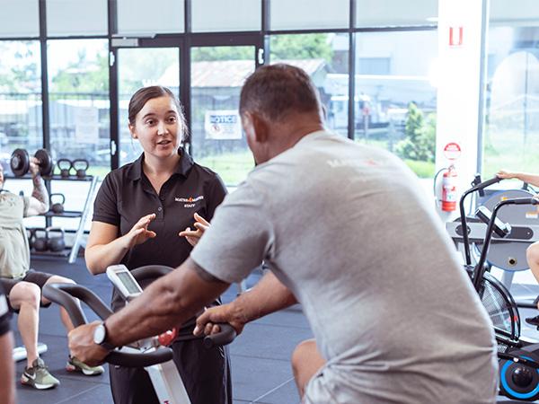 Mates4Mates group fitness class, gym